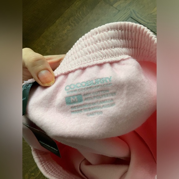 COCOBURRY Women’s Jogging Athletic Comfy Soft Shorts Pink BRAND NEW Size Medium - Picture 4 of 7